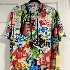 Paper Tee Multicolor Graffiti T-Shirt Hoodie